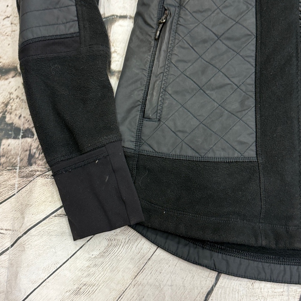 Lululemon Fleecy Keen With Rare Ruffle Detail Jacket in Black Women’s Size 8 - Picture 9 of 14